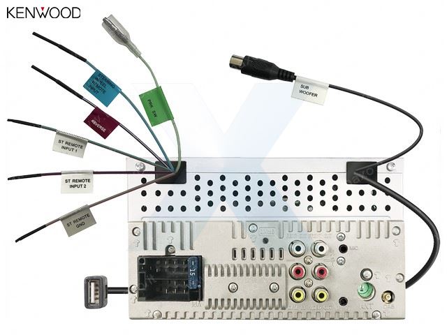 KENWOOD - MACHALESS 2 DIN SHORT-BODY display 7" NO CD-DVD,DAB,55x4W - DMX5020DABS