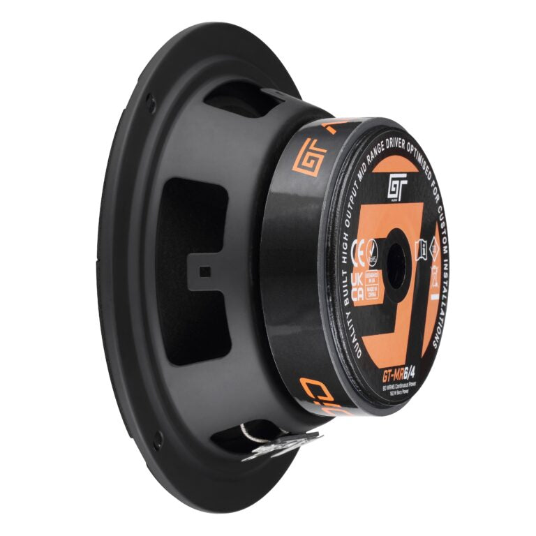 GT-MR6/4 Midbass 16,5 cm GT-AUDIO 1X4Ohm SVC 80WRMS Quality Built High Output Mid Range