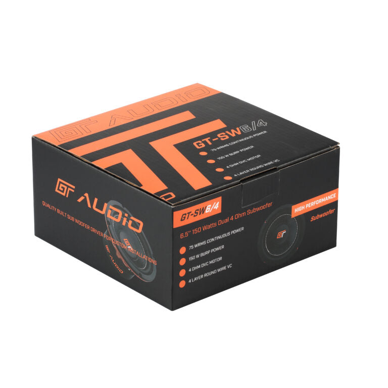 GT-SW6/4 Subwoofer 16 cm GT audio 2x4 ohm 75w rms