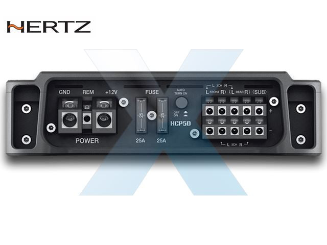 HERTZ - D-CLASS 5 CHANNEL AMPLIFIER 4x105W+1x330W - H-HCP 5D