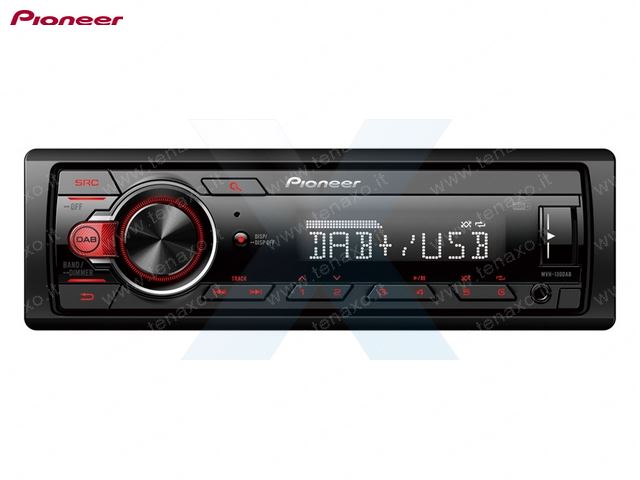 PIONEER - SintoRDS AAC 50x4 MECHALESS (no CD) DAB, AUX, USB, iPod - MVH130DAB