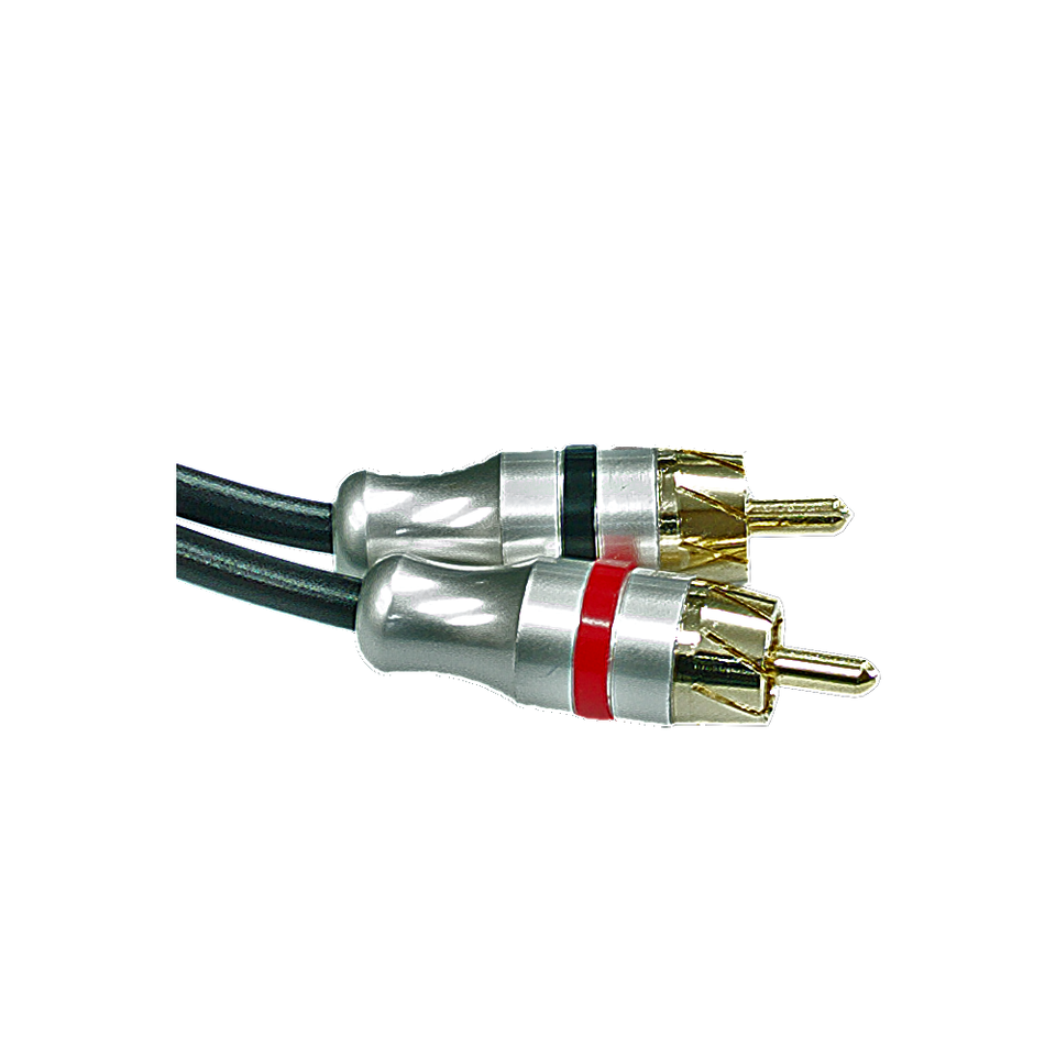 Cavo Rca 5 Metri Top Quality - PRCA5.2 - 4 Schermature - Connettori Pro