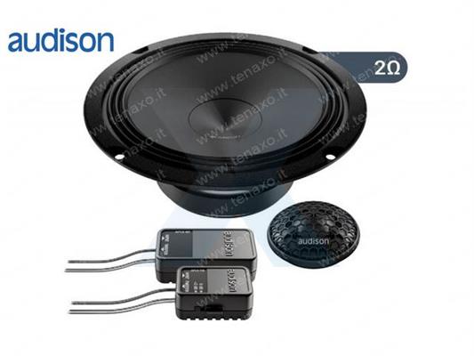 AUDISON KIT 2 VIE WOOFER 165mm, TWEETER E CROSSOVER - 100W 2Ohm -  A-APK 165 2