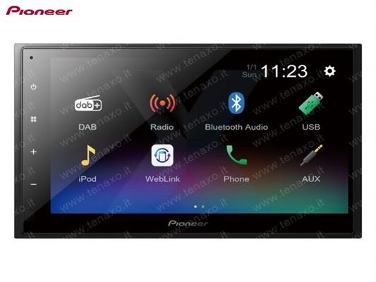 PIONEER - Monitor 2din disp 6,8" NO CD-DVD 50x4, ingr AV USB - DMHA340DAB