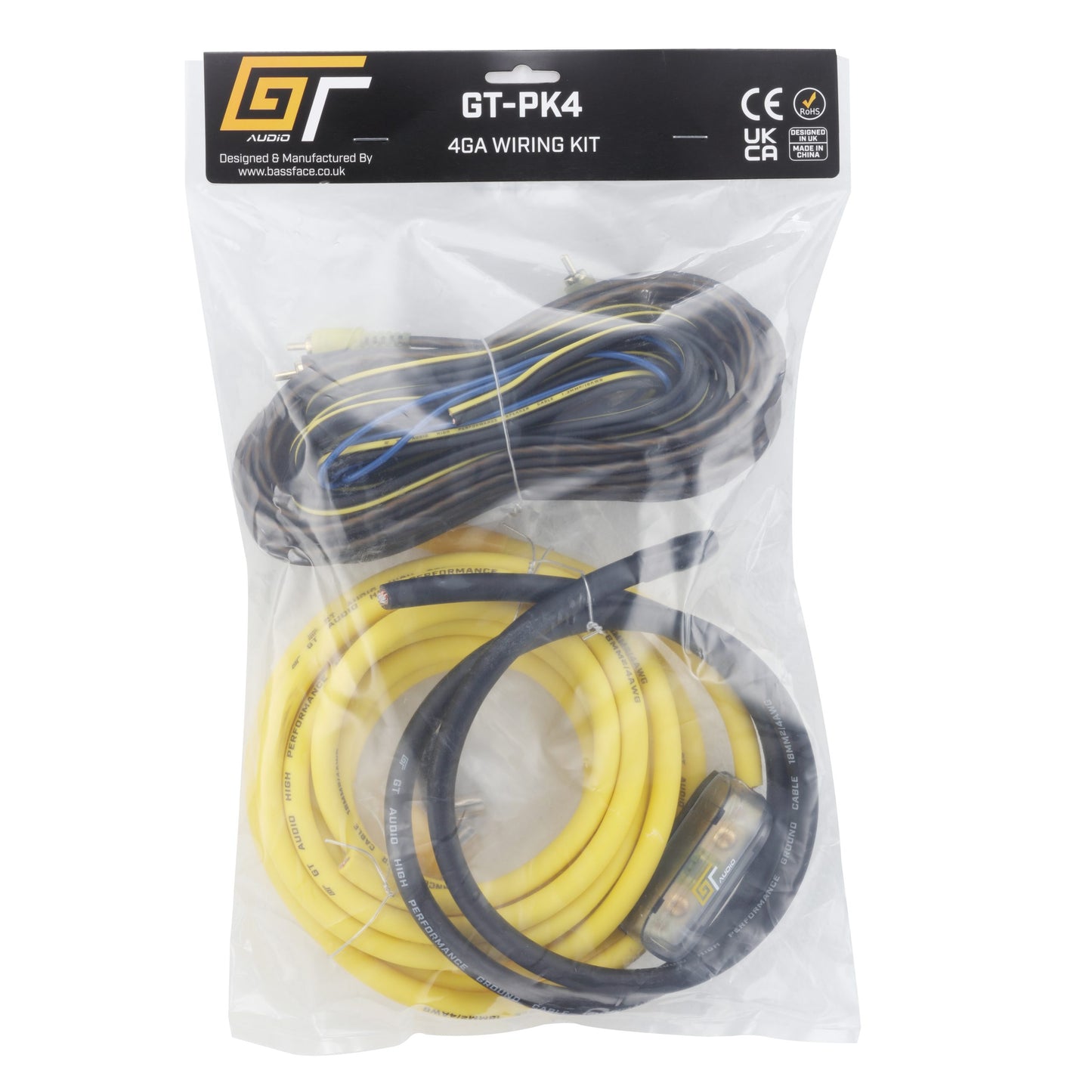 GT-PK4 - Kit cavi 4 GA per amplificatori - GT AUDIO