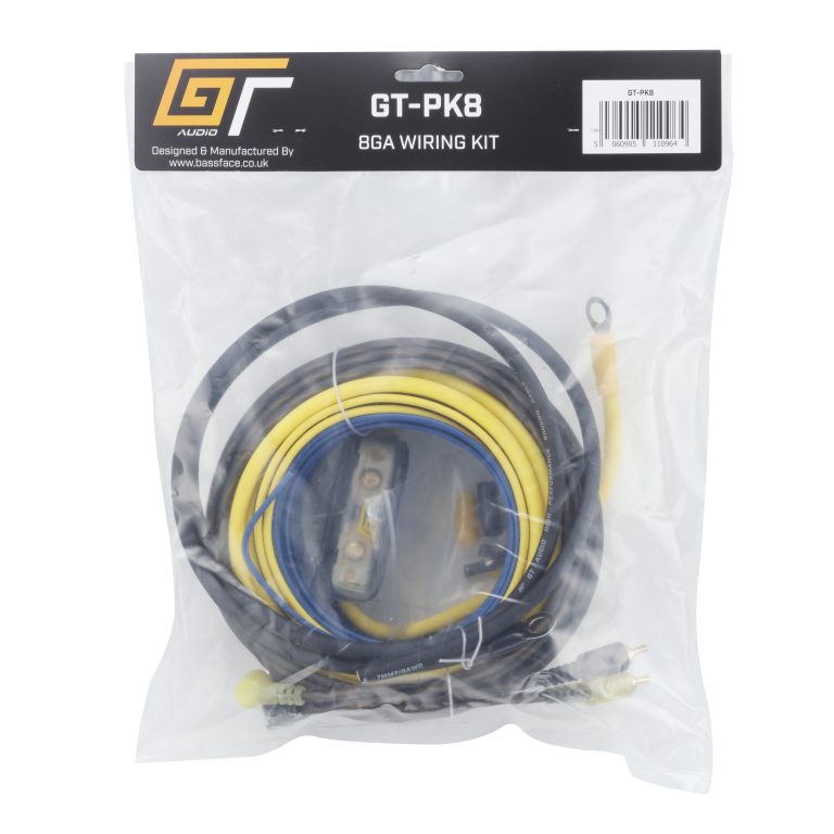 GT-PK8 - Kit cavi 8 GA per amplificatori - GT AUDIO