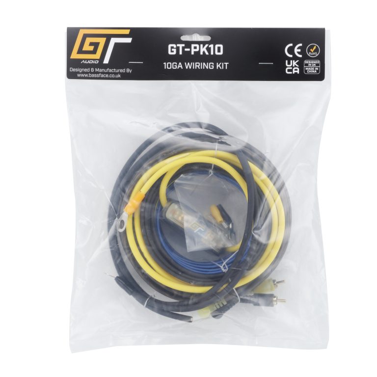 GT-PK10 - Kit cavi 10 GA per amplificatori - GT AUDIO