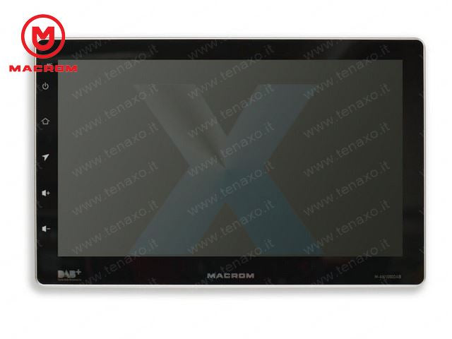 MACROM - MONITOR 2DIN 10" MECHALESS - ANDROID 10.0 - DAB CON ANTENNA - M-AN1000DAB