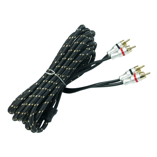 Cavo Rca 3 Metri Top Quality - PRCA3.2 - 4 Schermature - Connettori Pro