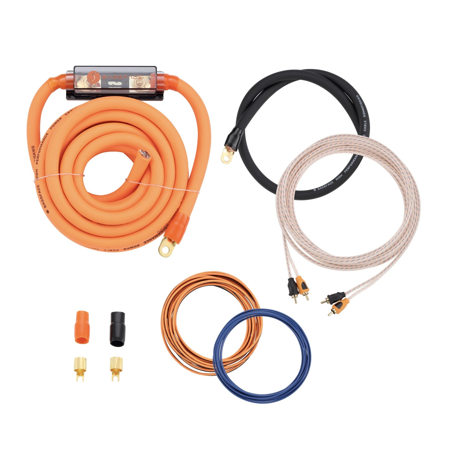 VOLT/0 - Kit cavi 53 mmq per amplificatori - High Quality 0 awg 2989 strand