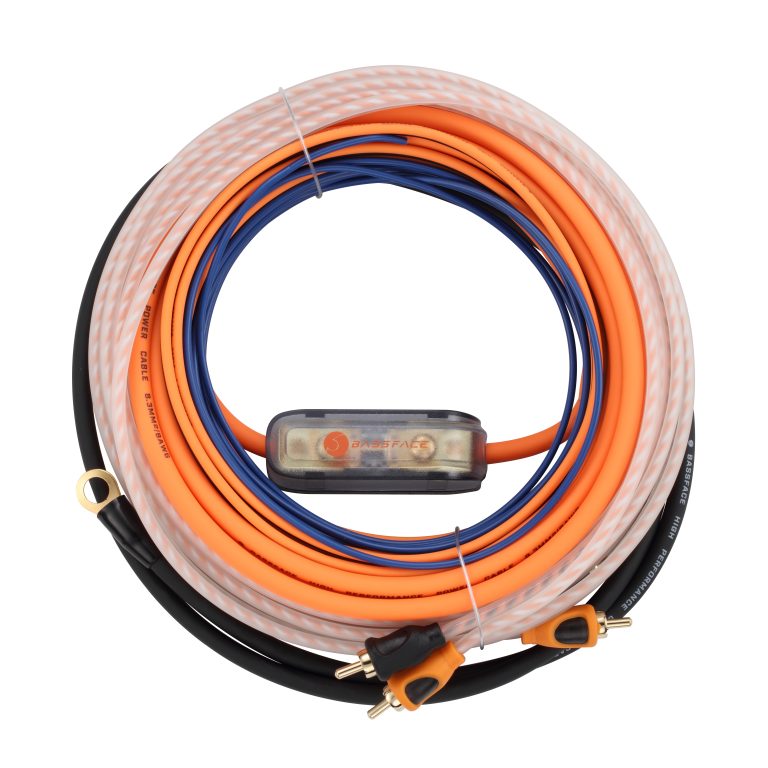 VOLT/8 - Kit cavi 8,5mmq per amplificatori - High Quality 8 awg 469 strand