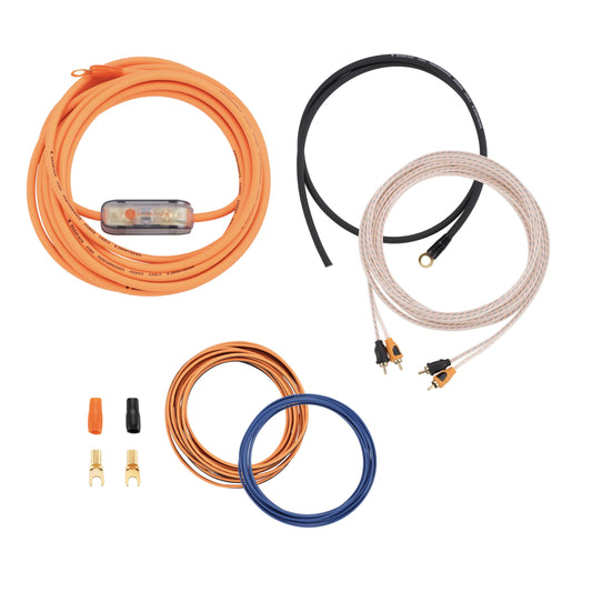 VOLT/8 - Kit cavi 8,5mmq per amplificatori - High Quality 8 awg 469 strand