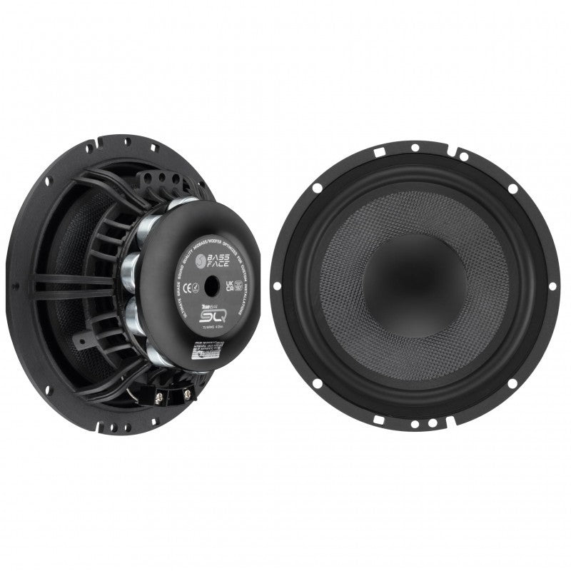 BASS FACE TEAM SQ KIT ALTOPARLANTI Set A 3 Vie Con Woofer 16 Cm MidRange Tweeter Filtri