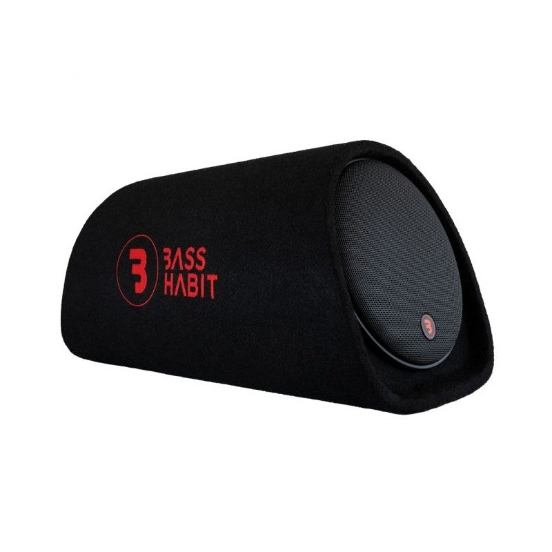 BASS HABIT P8A Subwoofer Amplificato In Cassa Sub Auto Attivo