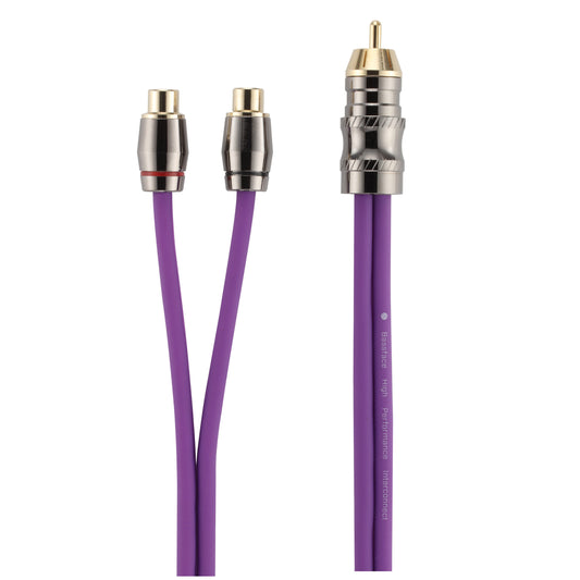 BASS FACE EVO-1M2F Sdoppiatore RCA Professionale – 1 maschio 2 femmine Top Quality – COPPIA