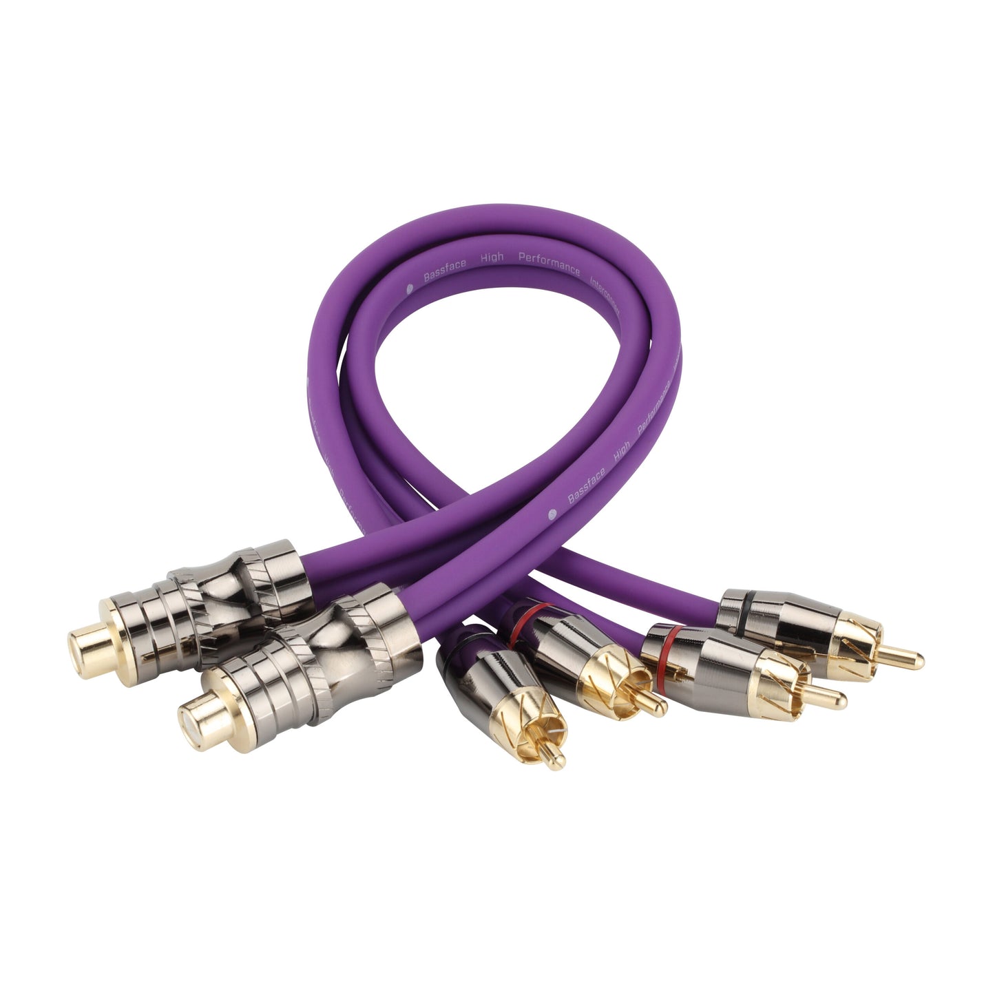 BASS FACE EVO-2M1F Sdoppiatore RCA Professionale – 2 maschi 1 femmina Top Quality – COPPIA