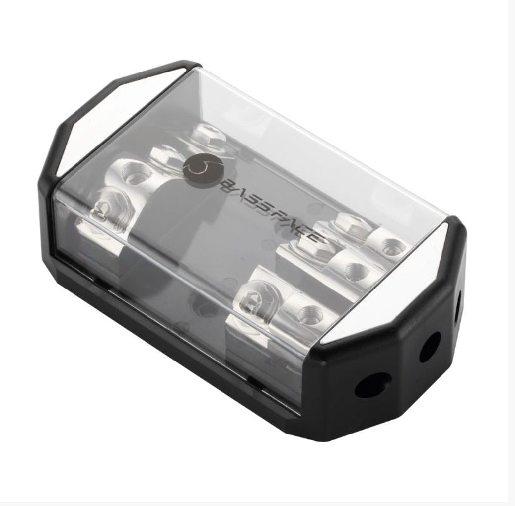 BASS FACE DIS1/3ANL PORTAFUSIBILE TRIPLO ANL  - IN 0 AWG & 3 OUT PER CAVO DA 4 AWG