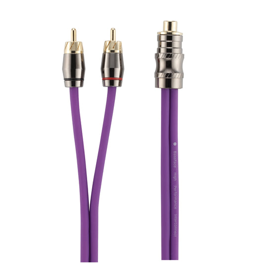 BASS FACE EVO-2M1F Sdoppiatore RCA Professionale – 2 maschi 1 femmina Top Quality – COPPIA