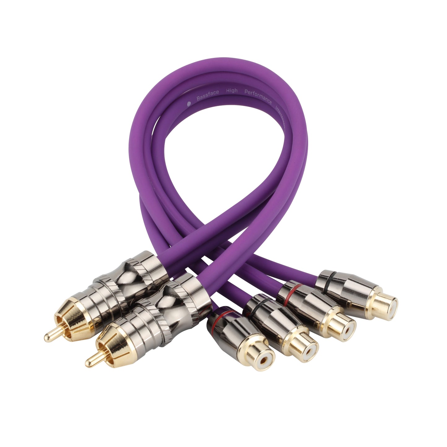 BASS FACE EVO-1M2F Sdoppiatore RCA Professionale – 1 maschio 2 femmine Top Quality – COPPIA