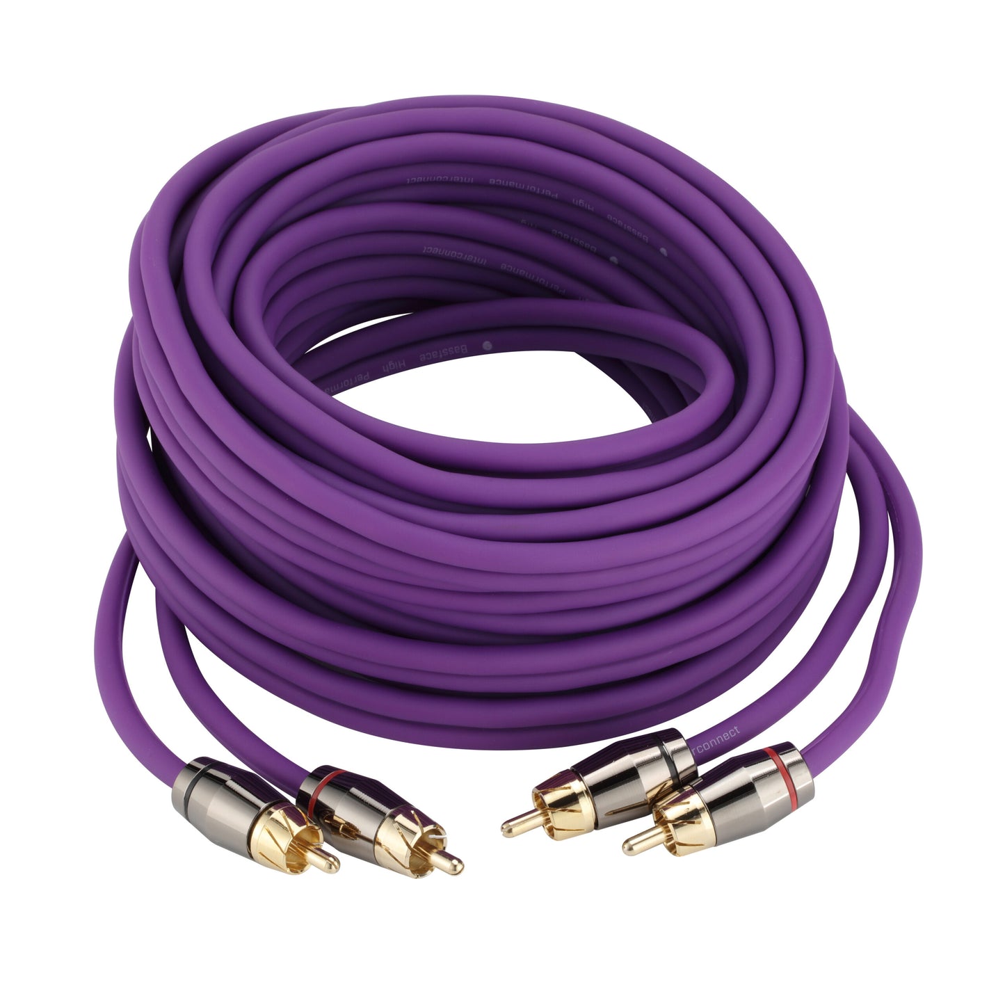 Bass Face EVO-6M             Cavo RCA 6 Metri  High Quality - Ideato per Van o Long Car
